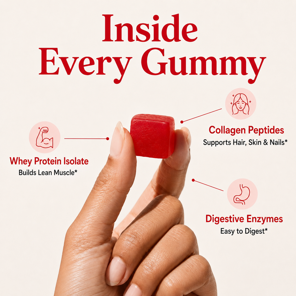 Noura Labs Clear Protein Gummies – Strawberry Watermelon